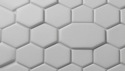 Fototapeta premium Geometric Hexagonal Pattern Texture Background.