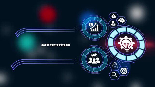 Corporate Mission Concept for Business Goal Setting and Organizational Vision for Strategic Growth and Leadership