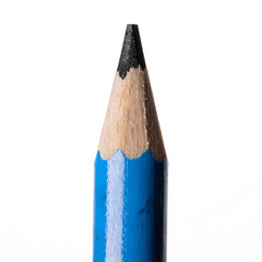 high angle view of pencil on white background