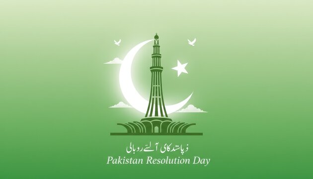 Pakistan resolution day celebration with minar e pakistan