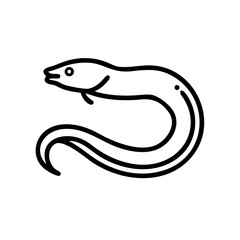 fish european eel icon