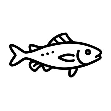 fish grayling icon
