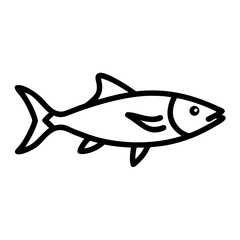 Fototapeta premium fish milkfish icon