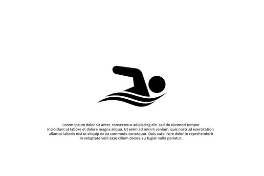 icon of people swimming in a private pool residence