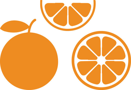 Orange segments and juice elements for beverage packaging
