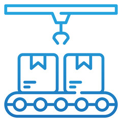 Obraz premium Conveyor Belt Gradient Icon