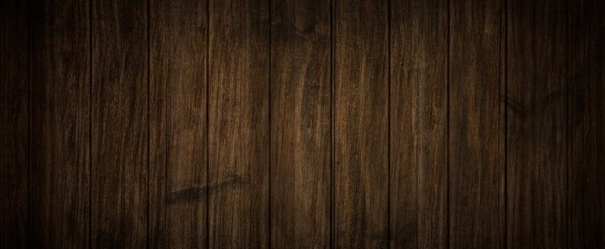 Dark wood background, old black wood texture for background