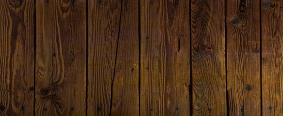 Fototapeta premium Dark wood background, old black wood texture for background