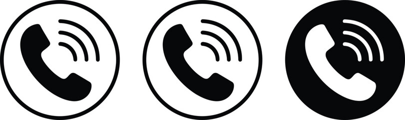 Communication Phone Call Icon Collection