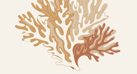 Coral Branching Structure Oceanic Ecosystem Detail. © STOCK MANIA
