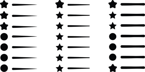 Bullet Point and Divider Symbol Set