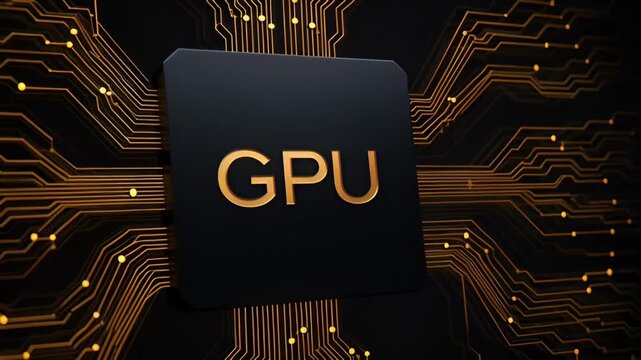Graphics Processing Unit GPU Hardware For Video Rendering Gaming And Cryptocurrency Mining Systems