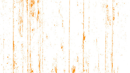 Fototapeta premium Orange paint splatters on white wooden planks background texture design