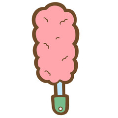 Cute Feather duster Organization Clipart 