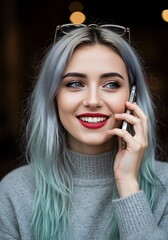 都会の片隅の微笑み