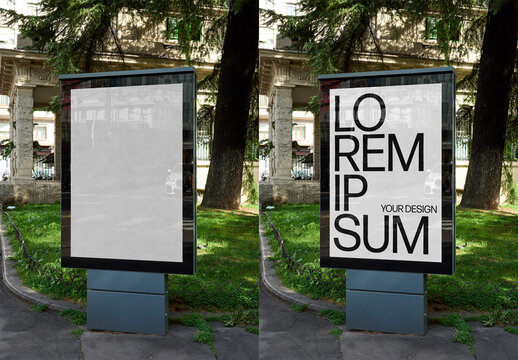Mockup Of Customizable Vertical Poster