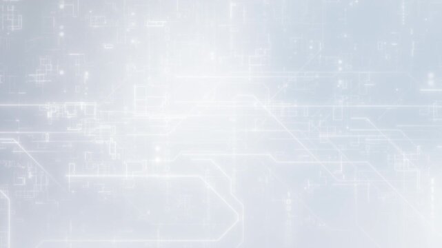 Digital fintech background with glowing data network, finance analytics concept for corporate presentation use.