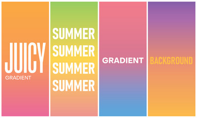 Obraz premium Vibrant, smooth gradient backgrounds featuring energetic color transitions, creating a modern digital aesthetic for graphic design.