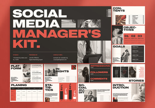 Social Media Manager's Kit Presentation Template