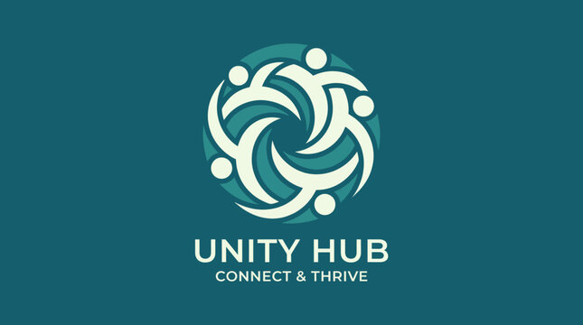 A symbol of community and connection, this logo represents inclusivity and the importance of collaboration among individuals striving for collective growth and support.