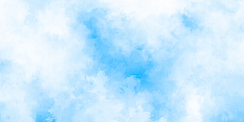 Obraz premium Abstract grunge sky blue soft painted watercolor paint splash. inspiring views of fluffy clouds blue sky background. cloudy blue sky various natural clouds and smoke. morning cloud in the sky.
