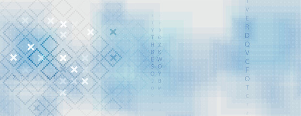 Obraz premium Ukrainian moderm technology background for science and business theme