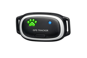 Obraz premium Pet gps tracker device ensuring animal safety and location