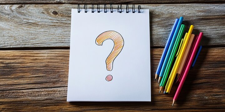 Paper note with question Are you ready for the exam and stationery on plain paper