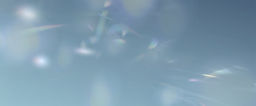 Set of rainbow lights with transparency effect, ray overlay, color prism, rainbow crystal effect, vector, png.	
