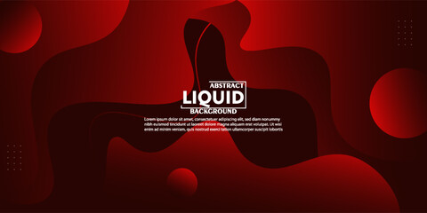 Abstract red background with wavy line pattern design. Trendy banner element concept. Vector Eps10