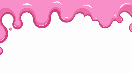 Fototapeta premium Vibrant pink liquid splatter on white background modern abstract design element graphic resource for creative projects