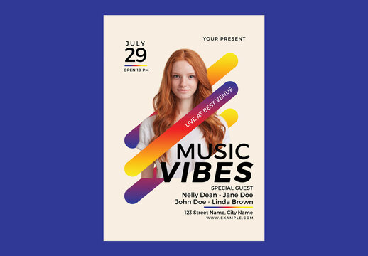 Minimal Music Flyer Template