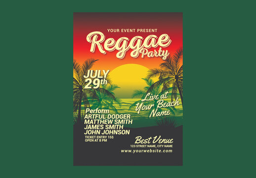 Reggae Music Beach Party