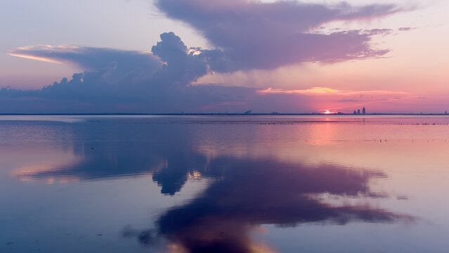 Sunset on Mobile Bay, Alabama