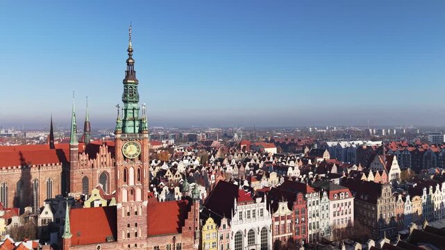 Gdansk, Poland- View of the Old Town