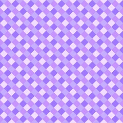 Elegant Purple and Lavender Diagonal Checkerboard Design