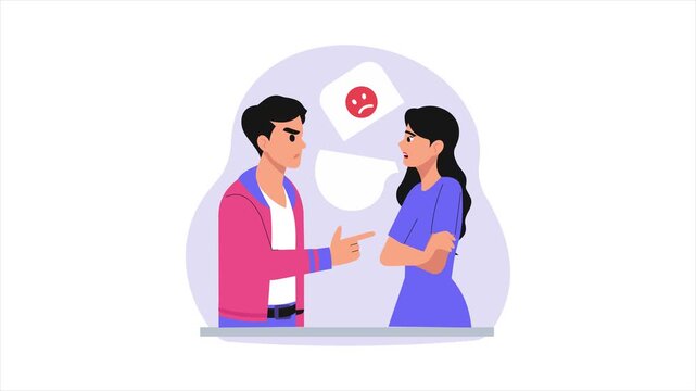 Suspicious Behavior Animation MP4 File	