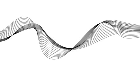 Abstract wave element for design Analog frequency track equalizer Science background