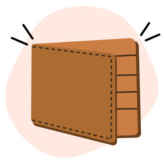 Empty Wallet No Money or Balance Illustration