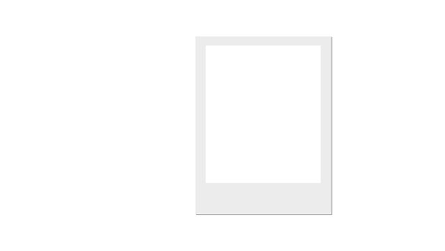  photo card  on the transparent backgrounds