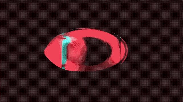 Abstract Motion Blur Overlay with Analog Grain and Dithering