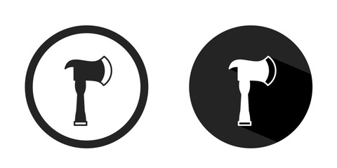 Firefighter logo. Firefighter icon vector design black color. Stock vector.