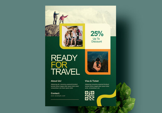 Travel Promotional Flyer Template