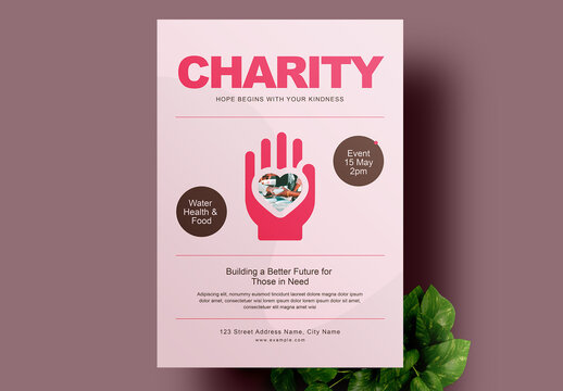Charity Flyer Layout
