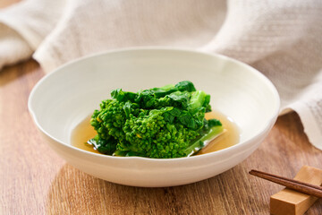 春の味覚 菜の花のおひたし