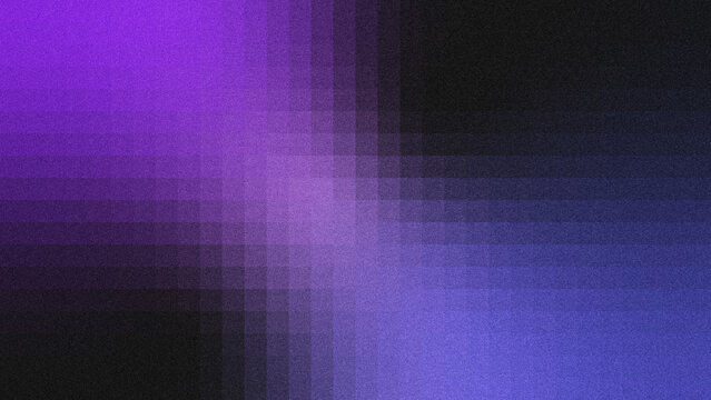 An abstract digital background featuring a smooth purple-to-blue gradient overlaid with a subtle grid pattern and grainy noise texture.