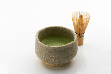 抹茶　白背景イメージ