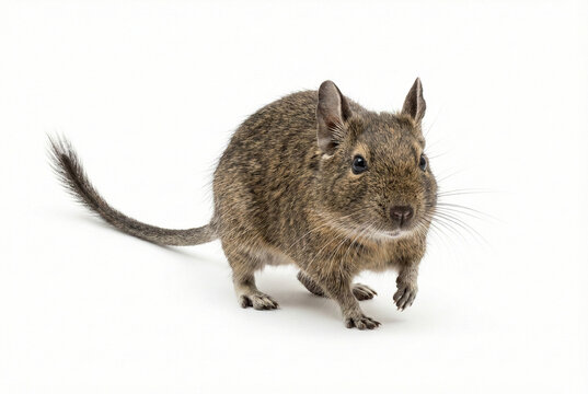 Common degu sitting