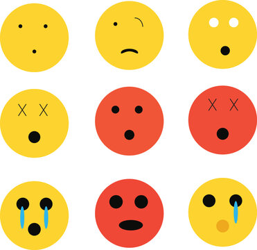 Imoji 9. This is yellow and red imoji