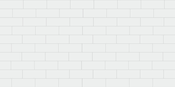 white brick wall texture, seamless cladding pattern for interior decoration